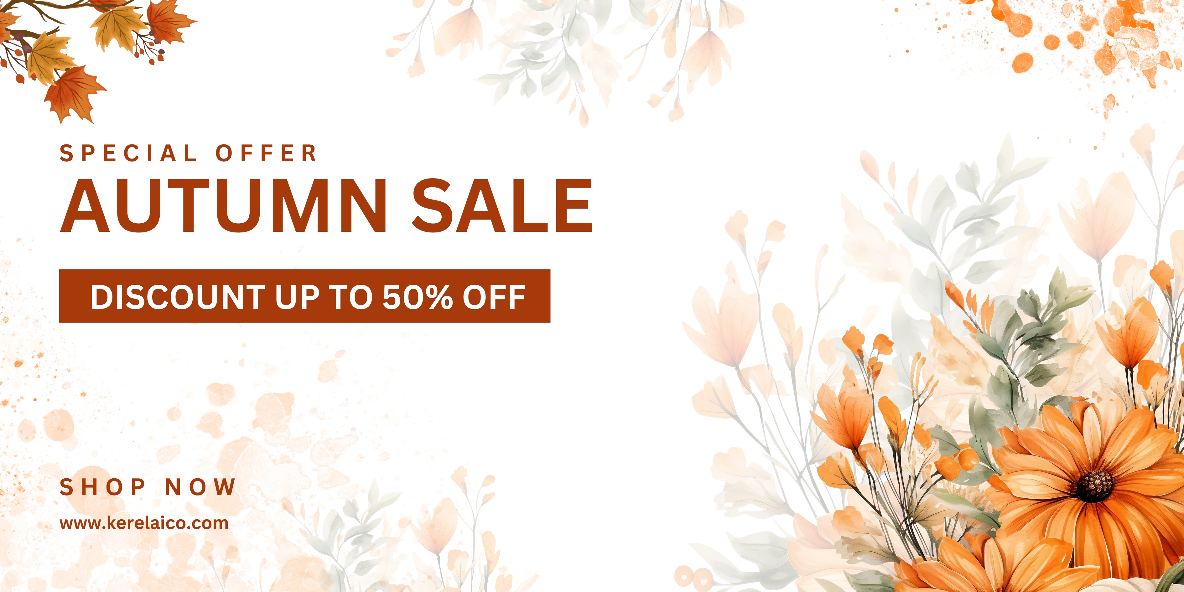 KERELAICO Autumn Sale - Up to 50% Off Special Offer